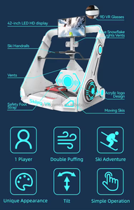 Parc d'aventure intérieur durable, simulateur <span class=keywords><strong>de</strong></span> <span class=keywords><strong>ski</strong></span> <span class=keywords><strong>de</strong></span> réalité virtuelle 9D, aluminium/métal/acier/fibre <span class=keywords><strong>de</strong></span> verre, jeux Jinns, capacité <span class=keywords><strong>de</strong></span> 100 à 500 kg - Product Image 2