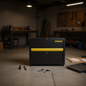 Gabinete de herramientas de pared de una sola puerta STANLEY de 18 pulgadas x 36 pulgadas x 12 pulgadas para taller o garaje - Product Image 3