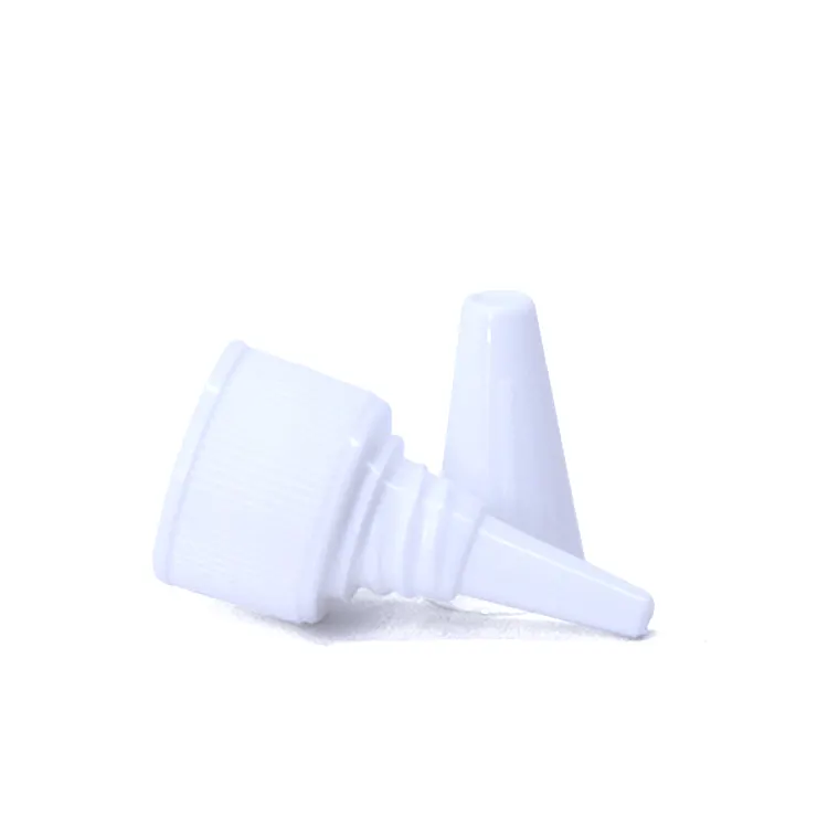 OEM Long nozzle Spout Plastic Tip Glue Dropper Twist Top Cap for Liquids Inks