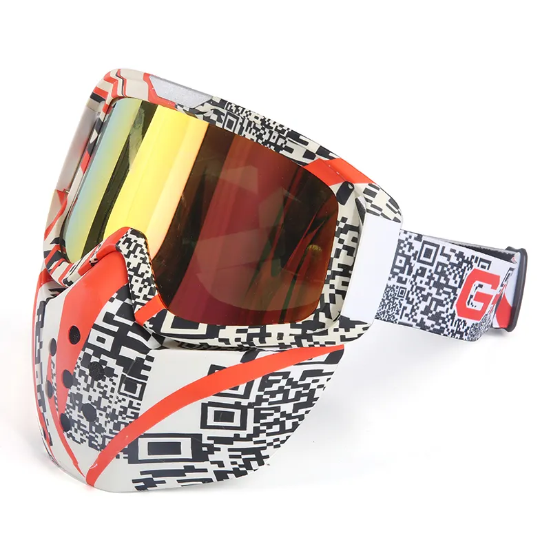 Kaiyue Custom Logo Anti-glare Safety Sports Glasses Off-road Skeleton Mask Goggles Motorcycle Goggles Eyewear For Men