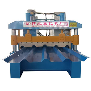 Máy cán hai lớp cho tấm lợp kim loại ibr tấm lợp ngói sản xuất máy móc làm gạch cao cấp - Product Image 5