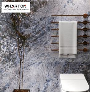 Carrelage en porcelaine de grand format couleur céramique dorée 3200*1600 Pierre frittée pour le plancher du hall du salon - Product Image 1