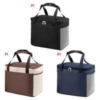 Bolsa Térmica para Almuerzo Personalizada, Impermeable, de Gran Capacidad, con Logotipo, para Entrega de Alimentos