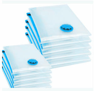 Bolsas de almacenamiento de cremallera de compresión al vacío con bomba de mano - Product Image 3