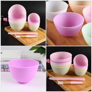 Kích thước trung bình Silicone mặt nạ trộn Bát sử dụng nhà Bát nhựa cho DIY mặt & bùn Mặt Nạ Chống sốc & dễ dàng làm sạch - Product Image 3