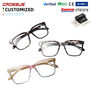 Ventes chaudes, <span class=keywords><strong>lunettes</strong></span> de lecture surdimensionnées carrées en PC personnalisées avec logo unisexe, <span class=keywords><strong>lunettes</strong></span> de presbytie pour ordinateur, <span class=keywords><strong>lunettes</strong></span> de lecture pour hommes et femmes, <span class=keywords><strong>lunettes</strong></span> de lecture pour affaires - Product Image 1