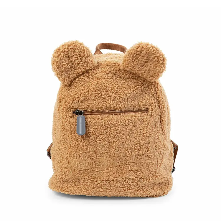 Tocca comodamente la scuola calda e soffice Bookbag per bambini simpatico zaino a forma di orsacchiotto