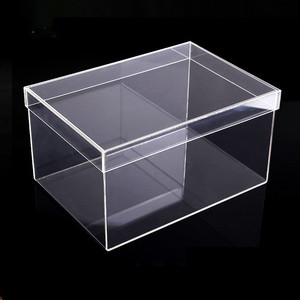 Spring Sign PMMA clear schuhe <span class=keywords><strong>Nike</strong></span> shoes case caja de zapatos de plástico acrílico zapatillas transparentes display Shoebox <span class=keywords><strong>con</strong></span> tapa - Product Image 1