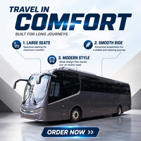Bus touristique 100% électrique de 12,35 m, 45-50 places, automatique, conduite à gauche, autocar de tourisme, utilisation en flotte personnalisée