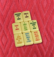 En gros, Ensemble de Mahjong Américain Mid-Century Tree, 160 tuiles en acrylique ivoire, motif arbre rétro, jeu de table
