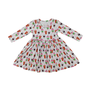 Qingli OEM Robes <span class=keywords><strong>de</strong></span> Noël pour bébé <span class=keywords><strong>de</strong></span> 0 à 12 <span class=keywords><strong>mois</strong></span> Robes <span class=keywords><strong>de</strong></span> Père Noël pour enfants filles - Product Image 2