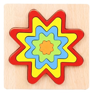 Montessori Shapes Pegged Puzzles Đồ Chơi Giáo Dục Cho Bé Đồ Chơi Giáo Dục Sớm Leaning Peg Board Ghép Câu Đố Bằng Gỗ Cho Trẻ Em Trẻ Em 2021 - Product Image 2