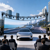 Écran LED de location extérieur ultra-léger P2.9 IP65 4K 500*500mm pour mur vidéo, exposition automobile et affichage de scène