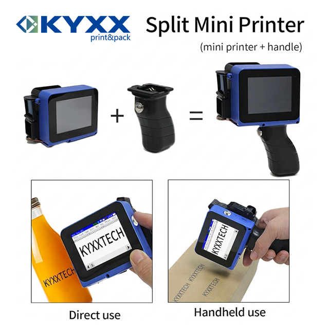 Portable Mini Logo & QR Code Barcode Marking Machine for Plastic Bottles Low Price Handheld Inkjet Printers Card Printer Usage