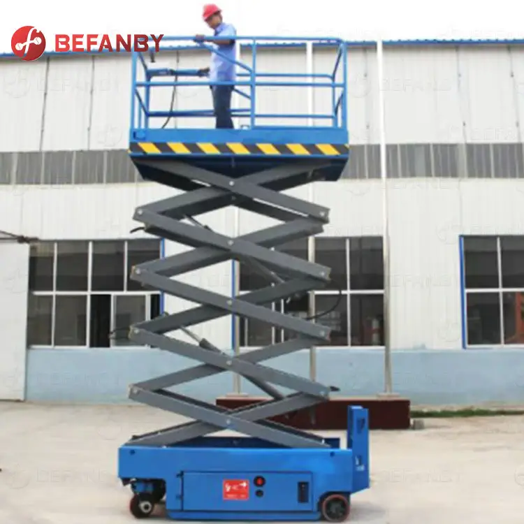 Glas Schoonmaken Lift Apparatuur/Platform Lift Trolley Lift Hydraulische Ladder