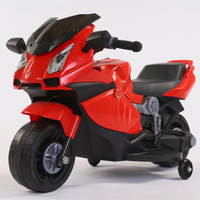 Moto électrique pour enfants, moto à batterie 12v, moto à pédales avec roues en caoutchouc