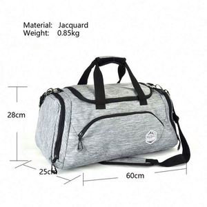Sac de voyage d'extérieur en gros avec compartiment à chaussures indépendant, séparation sec/humide, sacs de sport et de gym - Product Image 3