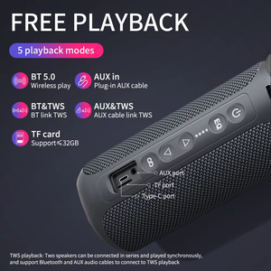 Di Động Ngoài Trời Loa Cho Boombox 3 Không Dây SP 9007 Loa Siêu Trầm Stereo Surround Không Thấm Nước Loud Siêu Bass - Product Image 3