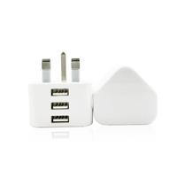 Prise USB HYTO 5V 1A 2A pour prises Iphone adaptateur Usb 3 broches UK chargeur mural Usb