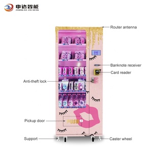 <span class=keywords><strong>Distributeur</strong></span> <span class=keywords><strong>automatique</strong></span> <span class=keywords><strong>multi</strong></span>-<span class=keywords><strong>produits</strong></span> Zhong Da ZD-L-7 avec écran tactile, design LED, plusieurs fentes, fonction SDK, paiement multiple et surveillance à distance - Product Image 3