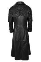 Chaqueta de Burbujas Personalizada para Hombre, 100% Cuero Nappa Negro Genuino, Diseño de Burbujas, Marca Privada OEM, Estilo Invernal de Moda