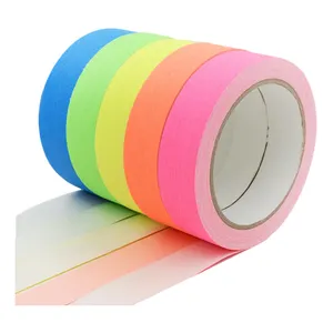 Hotmelt Lijm Fluorescentiebescherming Etikettering Zware Vloer Podium Teken Fluorescerende Doek Duct Tape