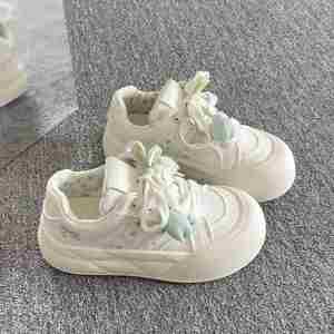 Zapatos de plataforma estilo coreano para mujer, versátiles, elegantes, con suela gruesa, informales, blancos, para primavera y otoño 2026 - Product Image 3