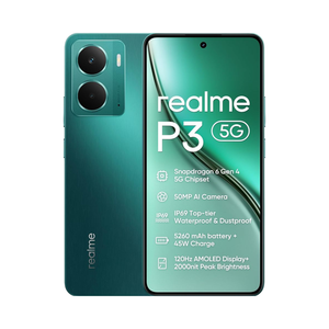 Realme <span class=keywords><strong>P3</strong></span> 5G Deca <span class=keywords><strong>Core</strong></span> 512GB 12GB ยุโรปแสงดาวสีเขียว NFC RMX5079 EU AMZ ภาษาอังกฤษ CDMA AMOLED 120Hz สองซิม5000mAh - Product Image 1