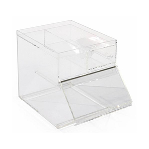 Distributeur de bonbons en acrylique transparent boîte de rangement de bonbons empilable acrylique en vrac bac alimentaire conteneur de bonbons en vrac avec porte-cuillère - Product Image 6