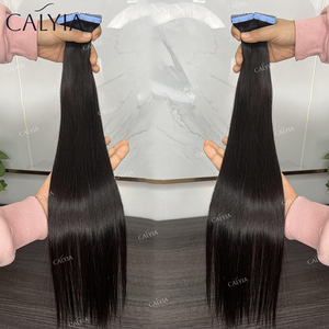 Extensiones de Cabello Natural de Alta Calidad, Cabello Humano de <span class=keywords><strong>18</strong></span>, 20, 22, 24 y 26 Pulgadas, 100% Virgen, Cutícula Alineada, Extensiones de Cabello Natural Ruso - Product Image 2