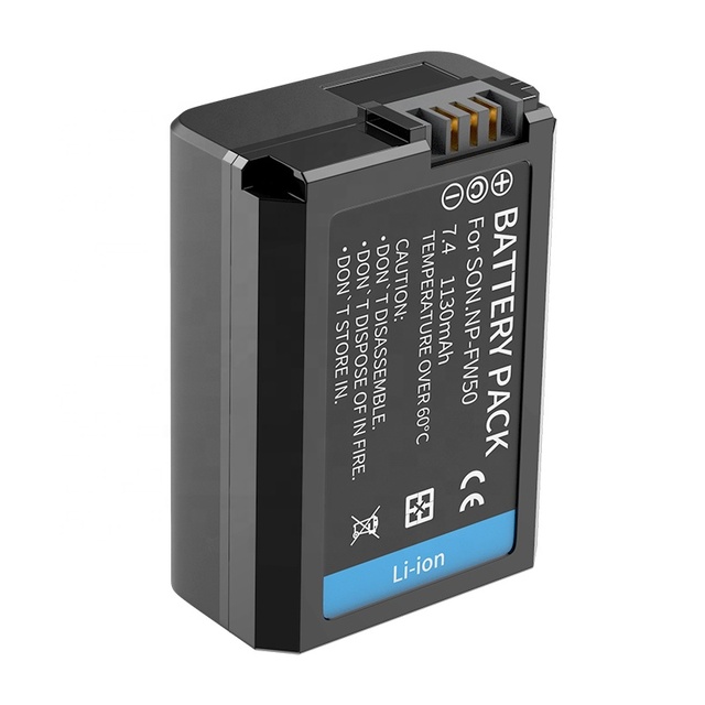 NP-FW50 Fireproofing Metal Contacts Lithium Polymer Replacement NPF Battery Pack Camera Digital Mini Battery for Camera Sony
