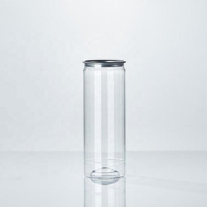Groothandel 250/330/360/<span class=keywords><strong>500</strong></span>/650ml Transparante PET-<span class=keywords><strong>plastic</strong></span> flessen met aluminium doppen voor bier, energiedrankjes & frisdrank - aangepast logo - Product Image 4
