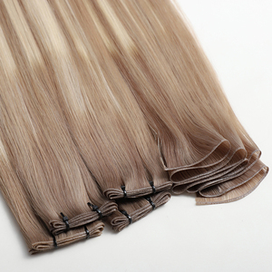 Mềm Mại Và Ánh Sáng Mới Thiên Tài Sợi Ngang Phần Mở Rộng Tóc Đôi Rút Ra Mượt Thẳng Sóng Phong Cách 100% Remy Trinh Nữ Châu Âu Con Người Tóc - Product Image 2