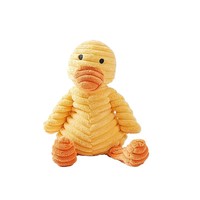 Jouet en peluche pour chien, canard, compagnon de sommeil, durable, résistant à la mastication, soulage le grincement des dents, jouet à mâcher pour animaux de compagnie