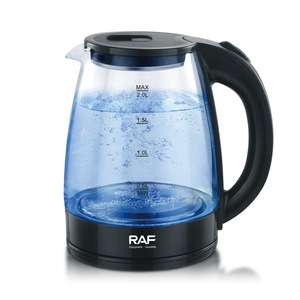 <b>Kitchen</b> Application 2000W 2.0L Rapid Boiling Auto Off Indicator Light Electric Glass Tea Kettle - Product Image 2