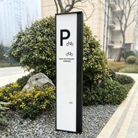 Panneaux directionnels LED multicolores commerciaux, marqueurs publicitaires personnalisés pour les communautés, les hôpitaux et les tours de bureaux