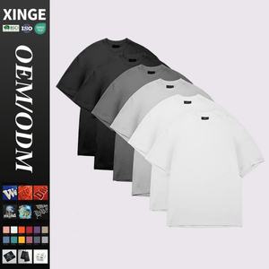 Camiseta de Hombre 100% Algodón, Teñida, 275GSM, Transpirable, Ecológica, Holgada, Estilo Urbano, Fabricación Personalizada al por Mayor - Product Image 1