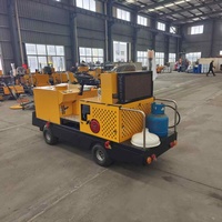 Machine de marquage routier thermoplastique multifonctionnelle à moteur, longue durée de vie, pour lignes plates et convexes