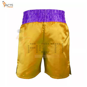 Imprimer nouveau Style Logo personnalisé Super élastique séchage rapide Short de boxe tissu boxe blanc Shorts de combat - Product Image 2