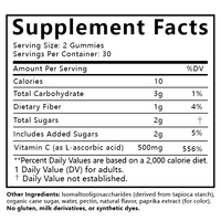 Gummies à la vitamine C de qualité alimentaire pour adultes, sans sucre, compléments alimentaires pour éclaircir la peau, renforcer l'immunité, 60 unités emballées en bouteille