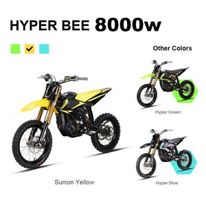Moto tout-terrain électrique Surron Hyper Bee 8000W 2026, 58V 22Ah, 65 km/h, autonomie de 56 km, légère, pour adultes - Product Image 3