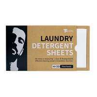 Feuille de lessive ultra concentrée pour homme, parfum bois de santal, désodorisante et rafraîchissante