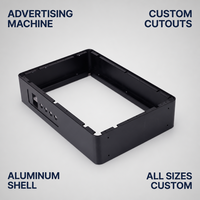 Marco de Exhibición de Perfil de Aluminio OEM Personalizado, Pantalla Táctil Integrada Todo en Uno para Publicidad, Control Industrial y Monitores