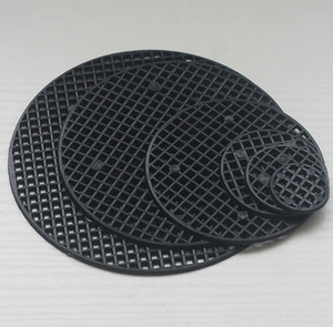 100 pièces/sac divers tailles rond en plastique Pot de fleur joint maille Pad pour Pot en céramique fond grille tapis pour la maison et le jardin - Product Image 3
