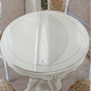HuiHe Transparent Soft PVC Sheet in Roll Table Protector Table Cloth <strong>Thick</strong> Transparent <strong>Tablecloth</strong>
