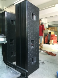 Boutum-Sistema de altavoces de audio profesional de 4x10 pulgadas, conjunto de Altavoces de columna grande con Bobina de voz de 65mm, madera contrachapada de neodimio, 2017 - Product Image 2