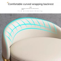 Yazhi moderne tabouret de Bar chaise haute chaise de Bar tabouret coque arrière pour cuisine chambre école appartement pour îlot de cuisine