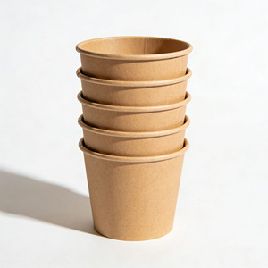 Gobelets écologiques à paroi simple 7/8/9/10/12 oz, forêt durable certifiée, production neutre en carbone, solution d'entreprise verte - Product Image 2