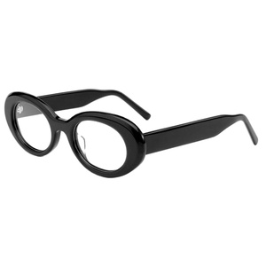 Cat Eye acetato occhiali ottici unici ovali spessi Design esterno con cornice graziosa tempie di colore per forma di diamante-commercio all'ingrosso di fabbrica - Product Image 1