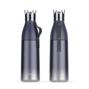 350ML Couronne Forme Vide Bouteille Thermique En Acier Inoxydable Bouteille D'eau Voyage Thermo Tasse Cadeau Créatif Tasse Pour Les Femmes Amateurs - Product Image 5